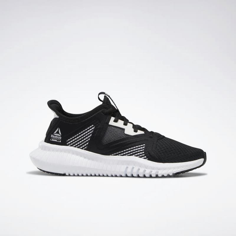 Adidasi Training Reebok Flexagon 2.0 Flexweave® Les Mills® Dama Negrii/Albi Romania AX3783YD